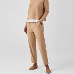 NWT Eileen Fisher Honey Wool Tapered Ankle Pants